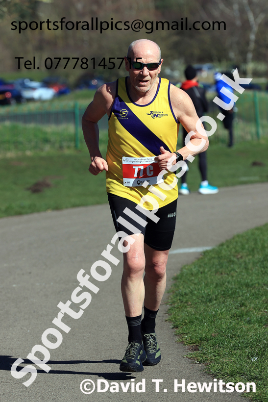 Masters Men Over-50s, 2026 NECAA Royal Signals Road Relays, Hetton Lyons Country Park, Hetton le Hole. Photo: David T. Hewitson/Sports for All Pics